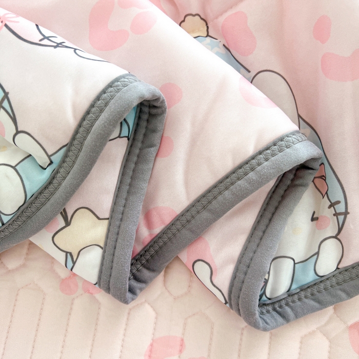 91家纺网 家纺一手货源 找家纺 柒月家居 2026新款凉感丝小清新乳胶凉席夏被四件套系列 豹纹精灵