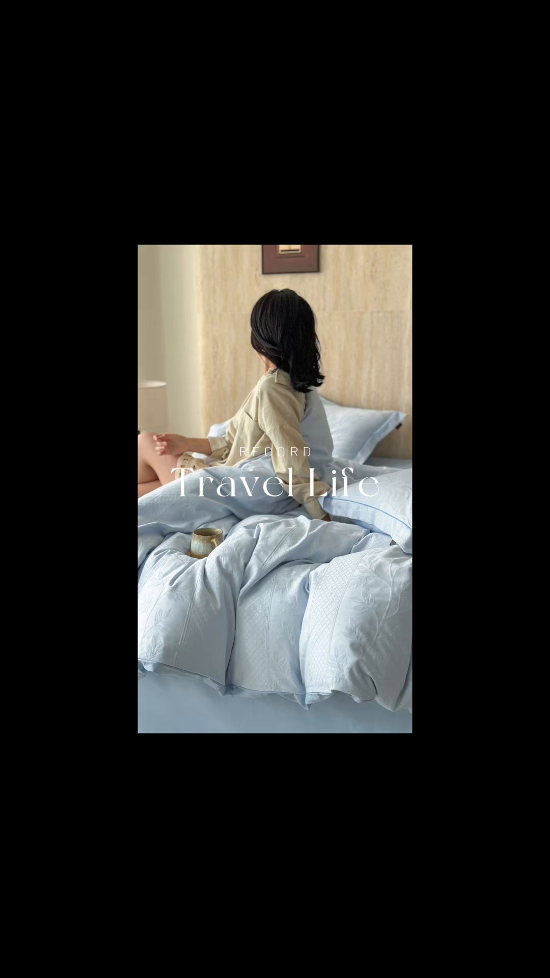 91家纺网 家纺一手货源 找家纺 莱豫家纺 2026春夏新款长绒棉全棉纯棉水洗浮雕提花四件套 娜蓝