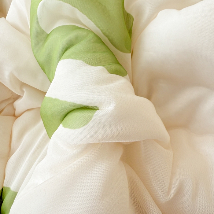 91家纺网 家纺一手货源 找家纺 柒月家居 2026新款凉感丝小清新乳胶凉席 字母小熊