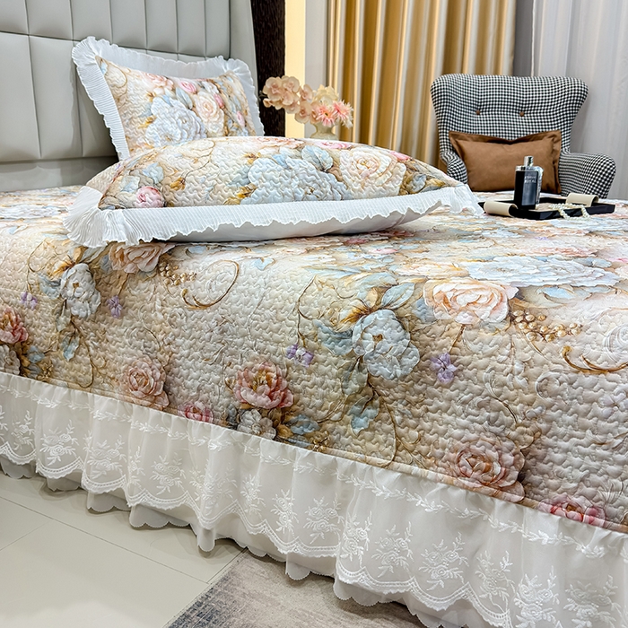 91家纺网 家纺一手货源 找家纺 （总）冬然家纺 2026新款数码印花纯棉单床盖床盖单件单品床盖