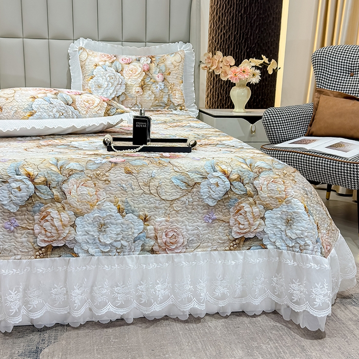 91家纺网 家纺一手货源 找家纺 （总）冬然家纺 2026新款数码印花纯棉单床盖床盖单件单品床盖