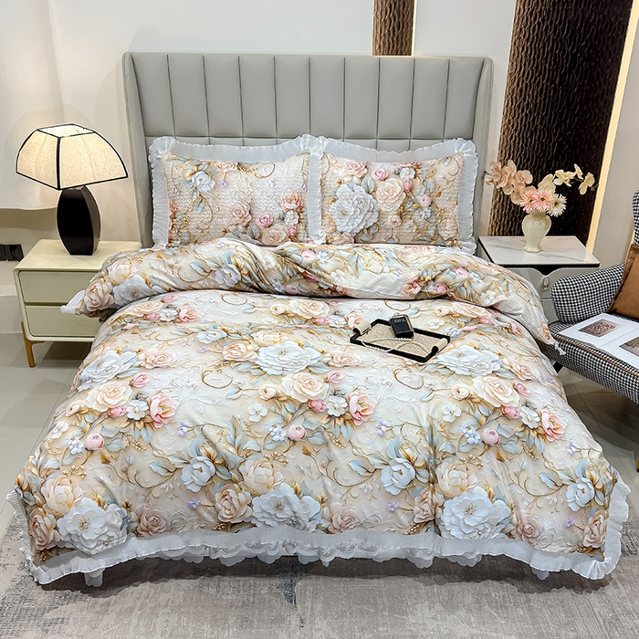 91家纺网 家纺一手货源 找家纺 （总）冬然家纺 2026新款数码印花纯棉单床盖床盖单件单品床盖