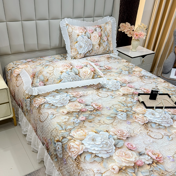 91家纺网 家纺一手货源 找家纺 （总）冬然家纺 2026新款数码印花纯棉单床盖床盖单件单品床盖