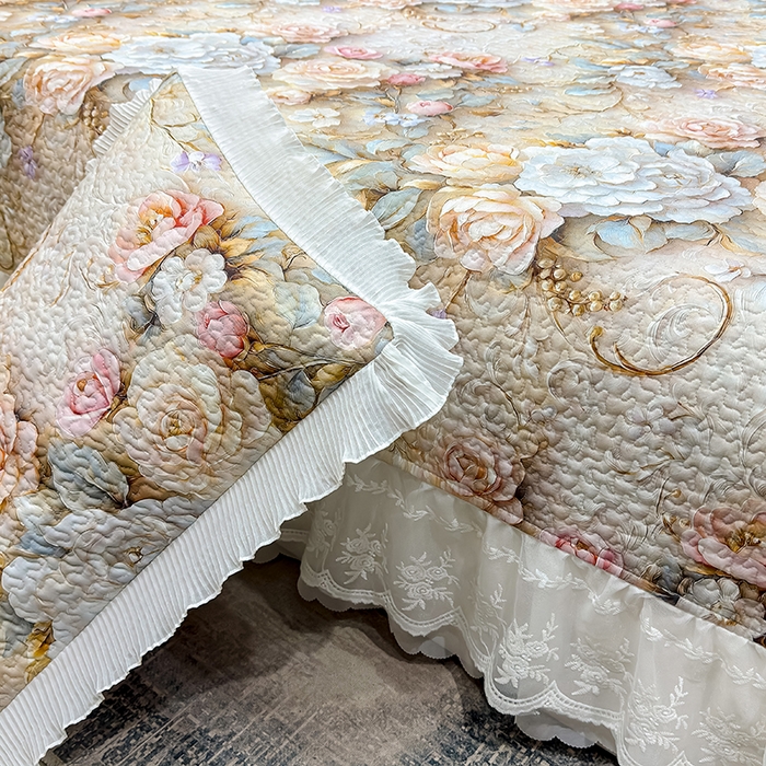 91家纺网 家纺一手货源 找家纺 （总）冬然家纺 2026新款数码印花纯棉单床盖床盖单件单品床盖