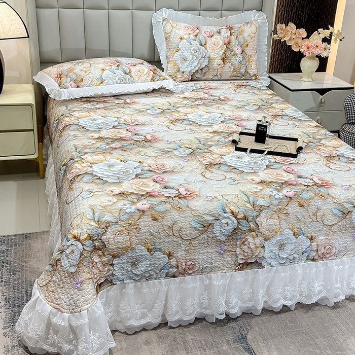 91家纺网 家纺一手货源 找家纺 （总）冬然家纺 2026新款数码印花纯棉单床盖床盖单件单品床盖