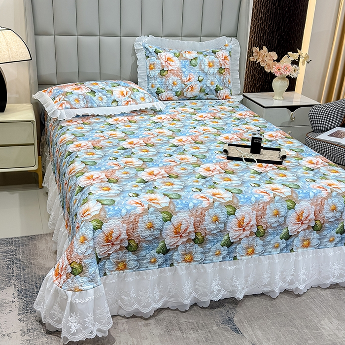 91家纺网 家纺一手货源 找家纺 （总）冬然家纺 2026新款数码印花纯棉单床盖床盖单件单品床盖