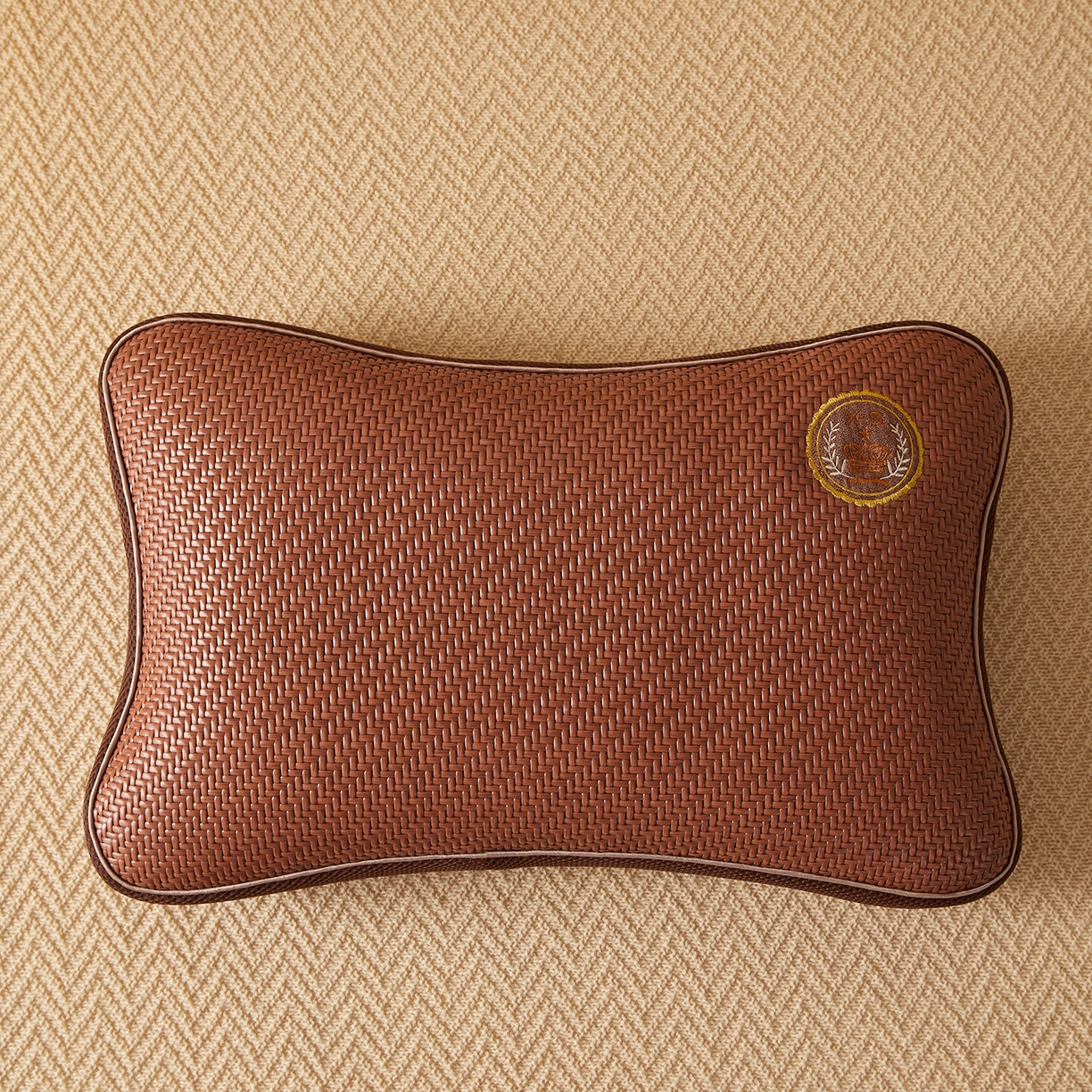 91家纺网 家纺一手货源 找家纺 （总）缦吉 2026新款PE豆豆双面荞麦枕头