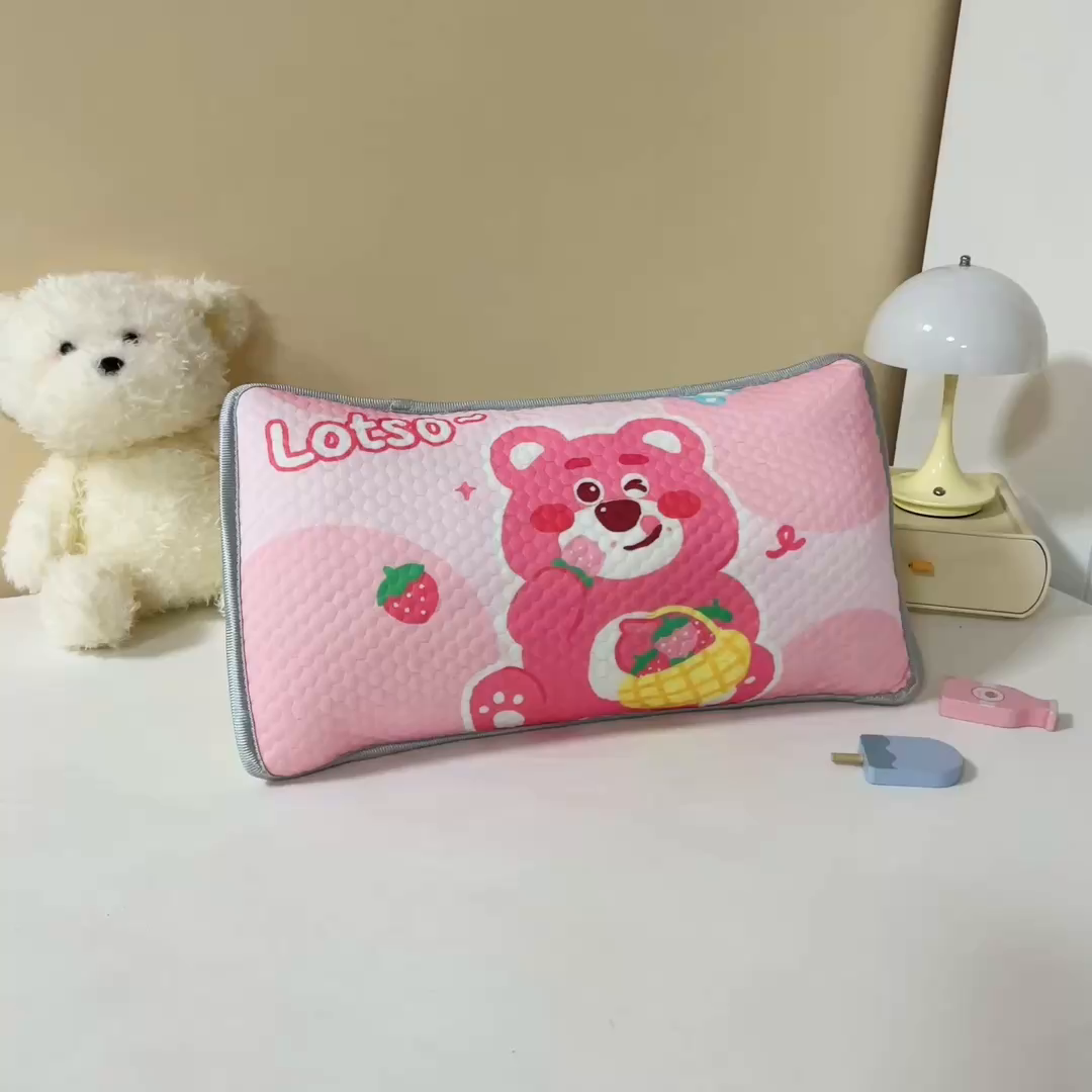 91家纺网 家纺一手货源 找家纺 （总）富馨莱 2026新款儿童幼儿园凉豆豆枕套单枕套枕套单件