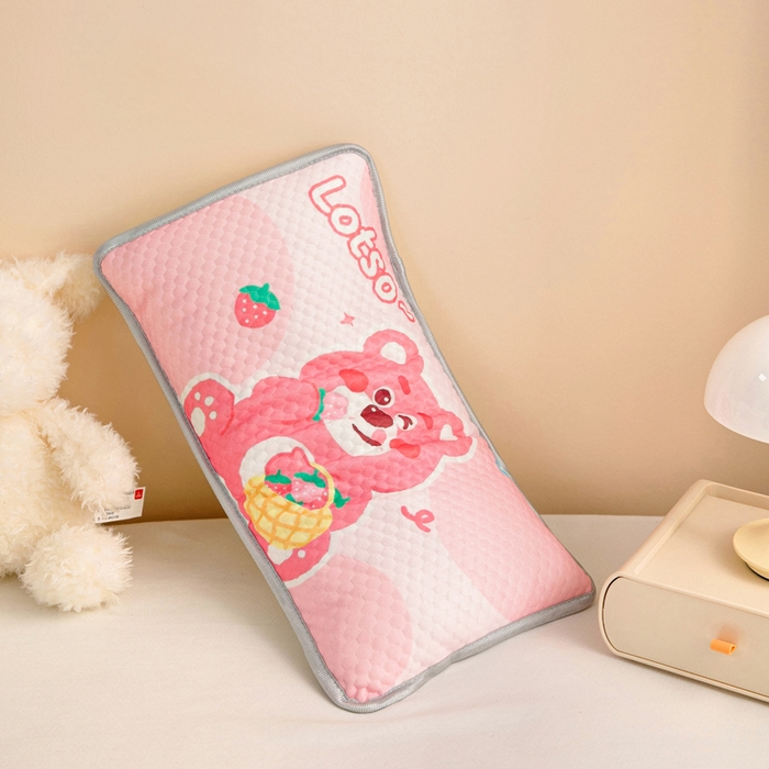 91家纺网 家纺一手货源 找家纺 （总）富馨莱 2026新款儿童幼儿园凉豆豆枕套单枕套枕套单件