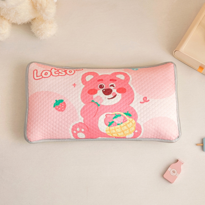 91家纺网 家纺一手货源 找家纺 （总）富馨莱 2026新款儿童幼儿园凉豆豆枕套单枕套枕套单件