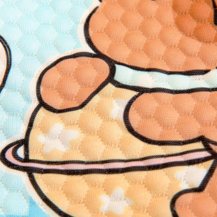 91家纺网 家纺一手货源 找家纺 富馨莱 2026新款儿童幼儿园凉豆豆枕套单枕套枕套单件 卡皮熊