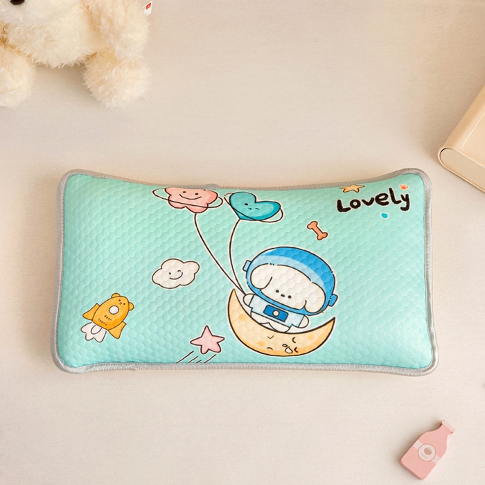 富馨莱 2026新款儿童幼儿园凉豆豆枕套单枕套枕套单件 太空旅行