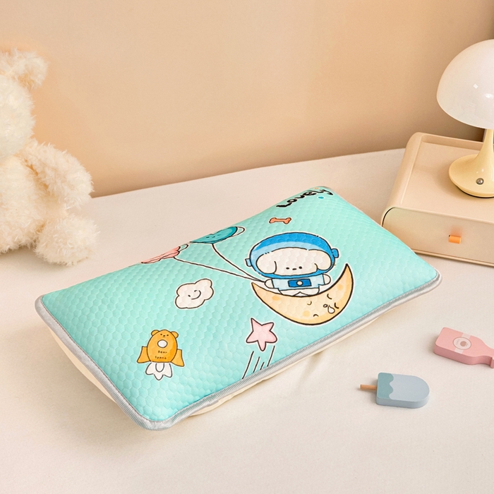 91家纺网 家纺一手货源 找家纺 富馨莱 2026新款儿童幼儿园凉豆豆枕套单枕套枕套单件 太空旅行