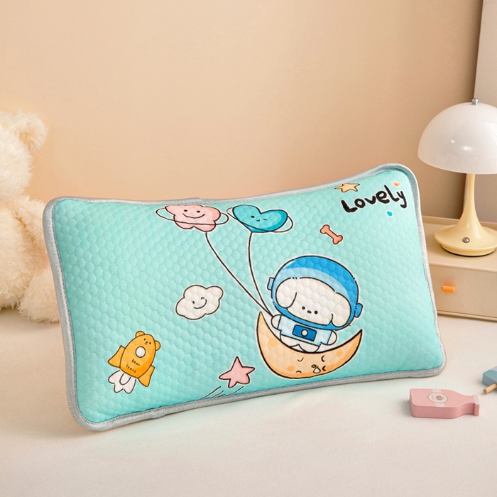 91家纺网 家纺一手货源 找家纺 富馨莱 2026新款儿童幼儿园凉豆豆枕套单枕套枕套单件 太空旅行