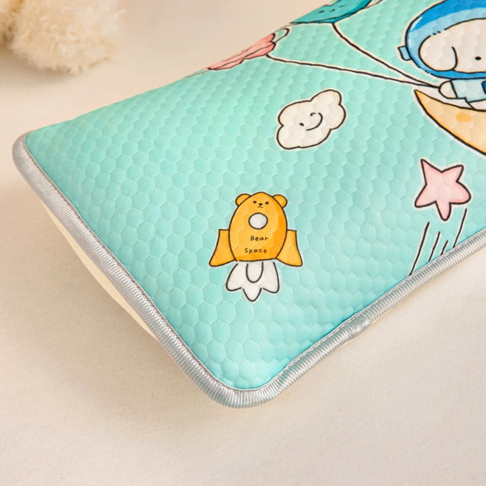 91家纺网 家纺一手货源 找家纺 富馨莱 2026新款儿童幼儿园凉豆豆枕套单枕套枕套单件 太空旅行