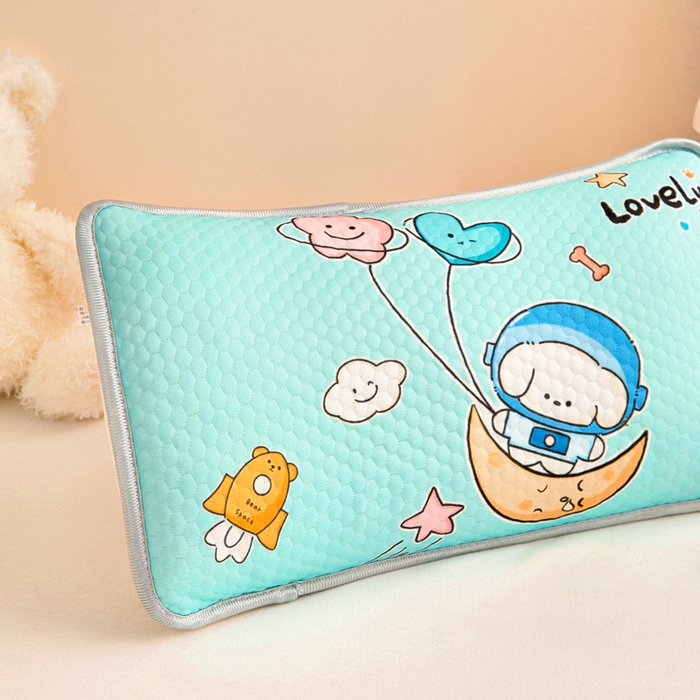 91家纺网 家纺一手货源 找家纺 富馨莱 2026新款儿童幼儿园凉豆豆枕套单枕套枕套单件 太空旅行