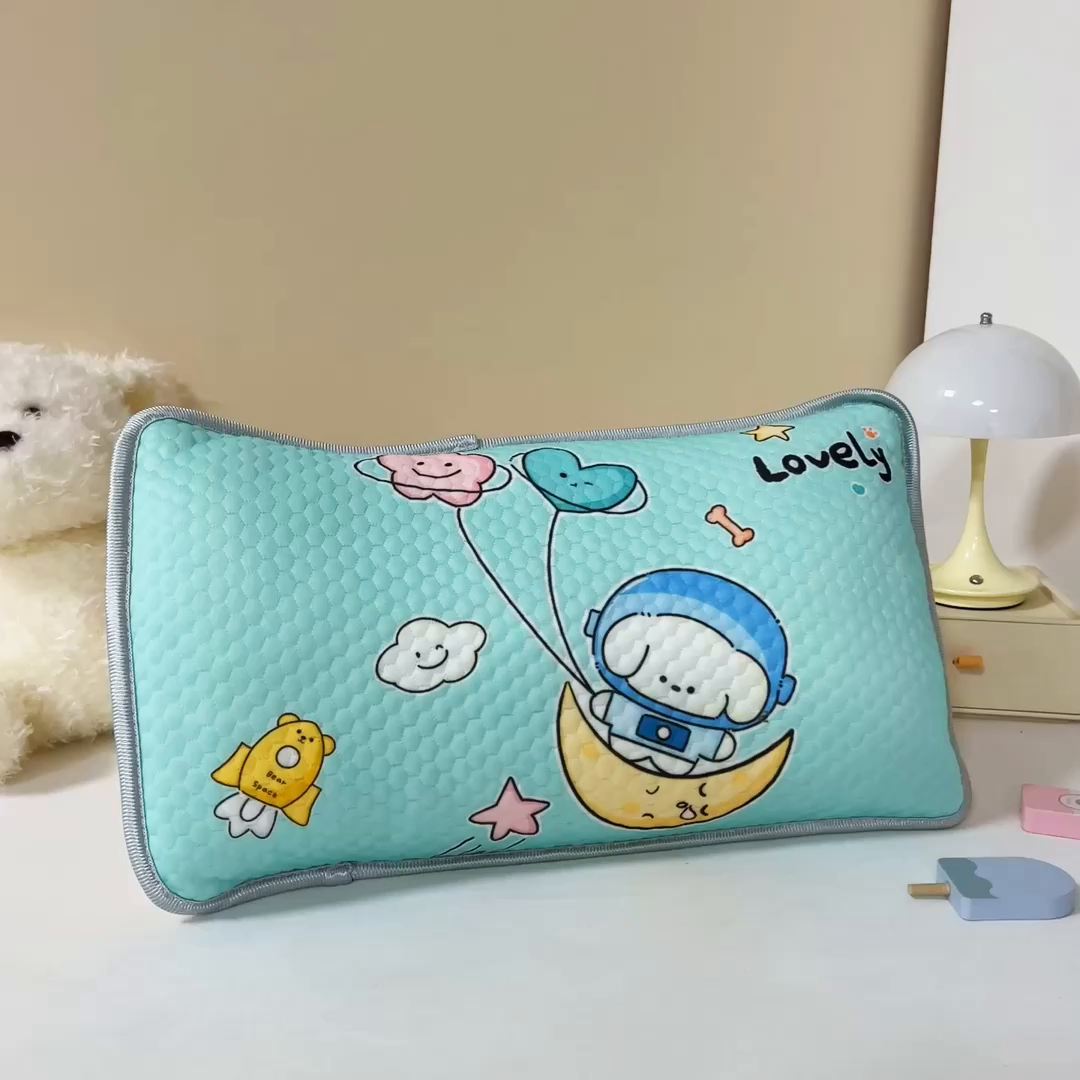 91家纺网 家纺一手货源 找家纺 富馨莱 2026新款儿童幼儿园凉豆豆枕套单枕套枕套单件 太空旅行