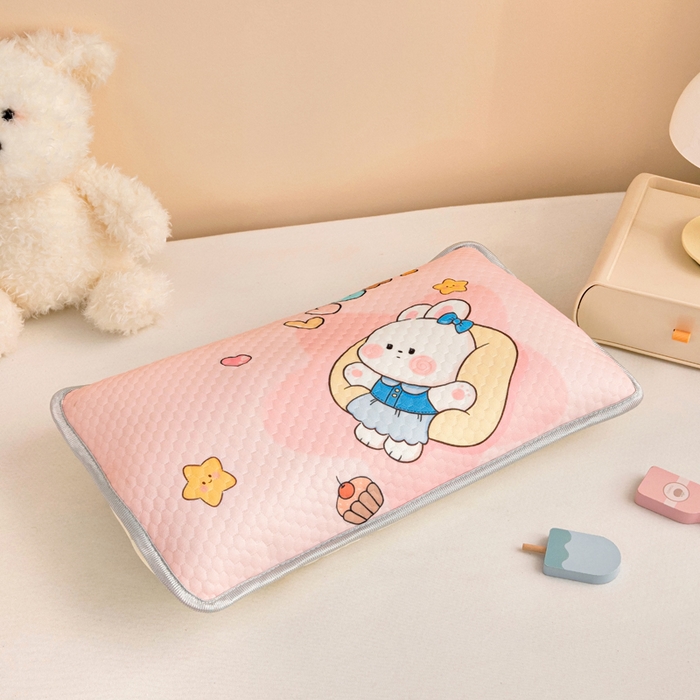 91家纺网 家纺一手货源 找家纺 富馨莱 2026新款儿童幼儿园凉豆豆枕套单枕套枕套单件 兔宝贝