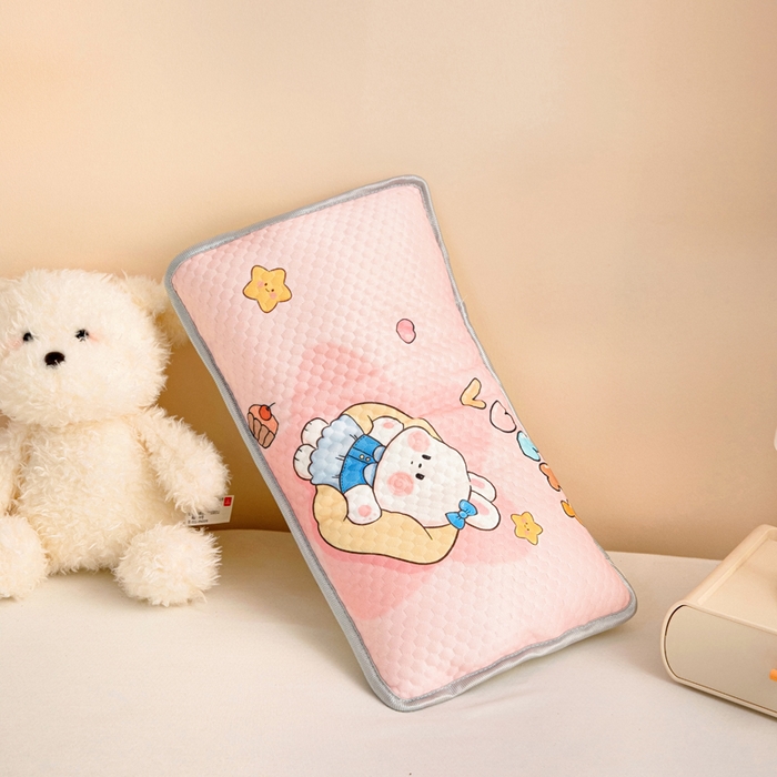 91家纺网 家纺一手货源 找家纺 富馨莱 2026新款儿童幼儿园凉豆豆枕套单枕套枕套单件 兔宝贝