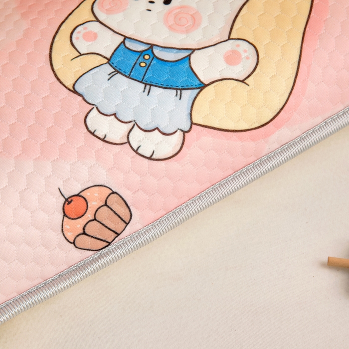 91家纺网 家纺一手货源 找家纺 富馨莱 2026新款儿童幼儿园凉豆豆枕套单枕套枕套单件 兔宝贝