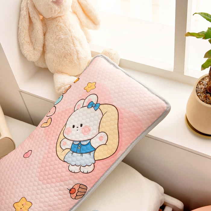 91家纺网 家纺一手货源 找家纺 富馨莱 2026新款儿童幼儿园凉豆豆枕套单枕套枕套单件 兔宝贝