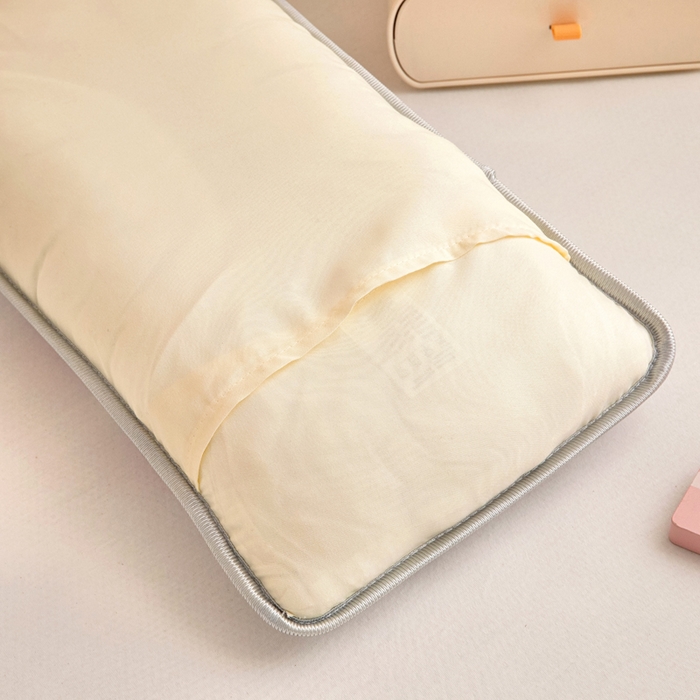 91家纺网 家纺一手货源 找家纺 富馨莱 2026新款儿童幼儿园凉豆豆枕套单枕套枕套单件 兔兔-紫