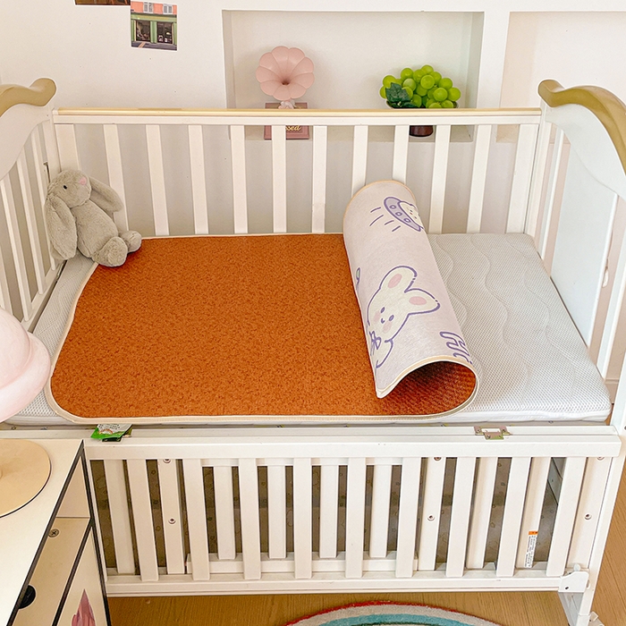 91家纺网 家纺一手货源 找家纺 （总）富馨莱 2026新款幼儿园古藤席冰丝席双面可用儿童凉席双面凉感