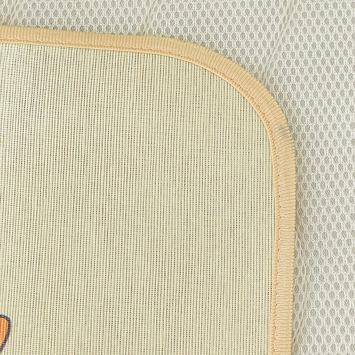 91家纺网 家纺一手货源 找家纺 富馨莱 2026新款幼儿园古藤席冰丝席双面可用儿童凉席双面凉感 独角龙