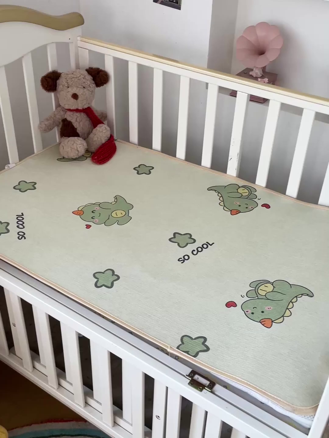 91家纺网 家纺一手货源 找家纺 富馨莱 2026新款幼儿园古藤席冰丝席双面可用儿童凉席双面凉感 独角龙