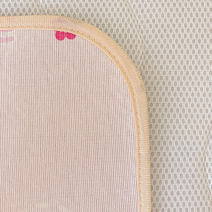 91家纺网 家纺一手货源 找家纺 富馨莱 2026新款幼儿园古藤席冰丝席双面可用儿童凉席双面凉感 糖果兔