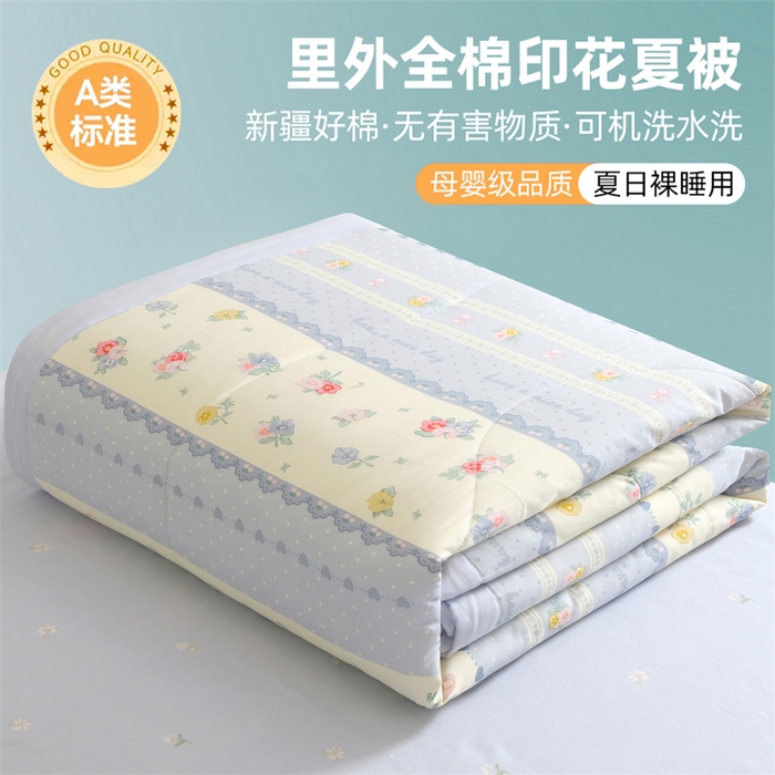 91家纺网 家纺一手货源 找家纺 （总）栩裕纺织 2026新款全棉印染棉花夏被夏凉被空调被