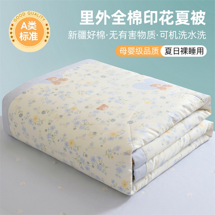 91家纺网 家纺一手货源 找家纺 （总）栩裕纺织 2026新款全棉印染棉花夏被夏凉被空调被