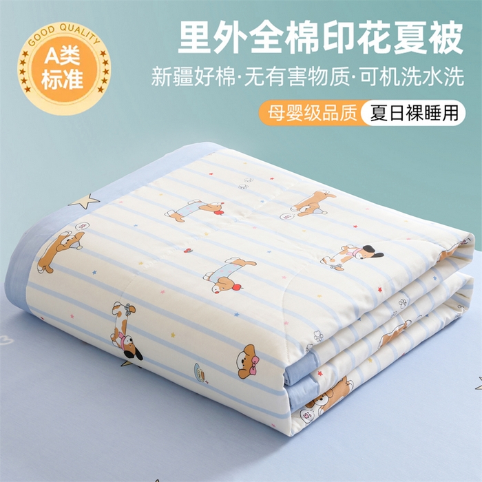 91家纺网 家纺一手货源 找家纺 （总）栩裕纺织 2026新款全棉印染棉花夏被夏凉被空调被