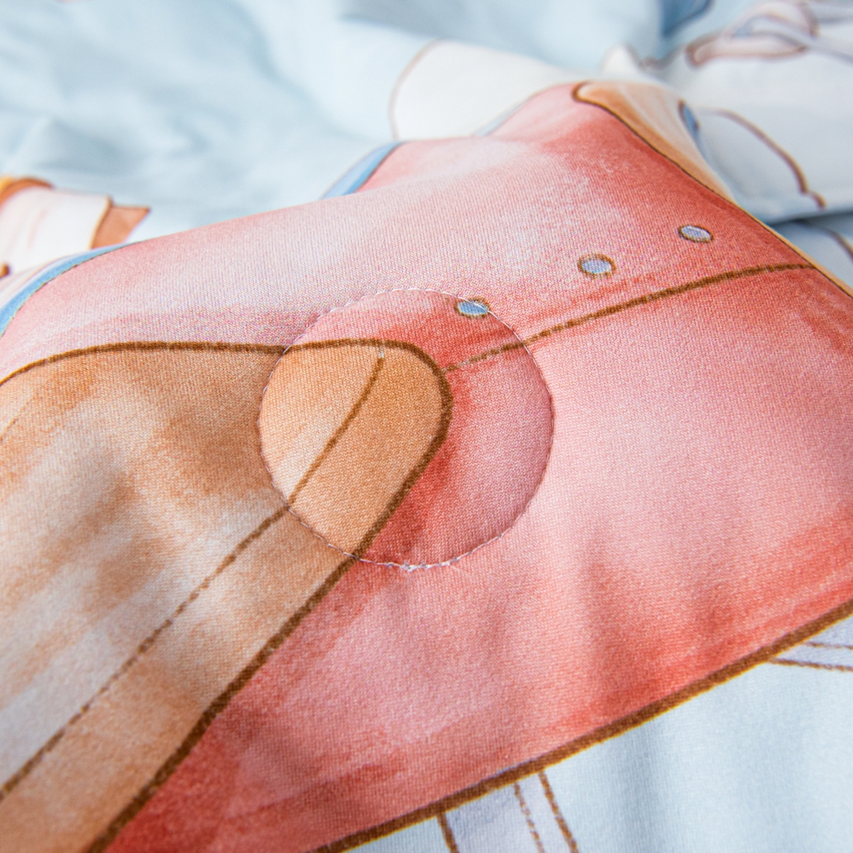 91家纺网 家纺一手货源 找家纺 （总）吉咪兔家纺 2026新款桑蚕丝护肚防踢睡袋多功能盖毯宝宝夏被拥抱被儿童夏被儿童防踢被