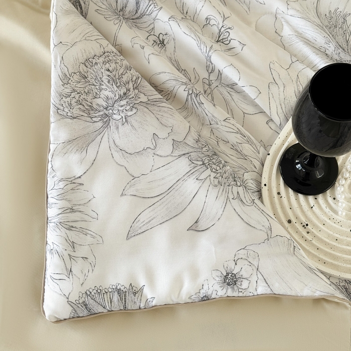 91家纺网 家纺一手货源 找家纺 梵克保罗 2026新款简约莱赛尔夏被夏凉被空调被 墨染疏芳