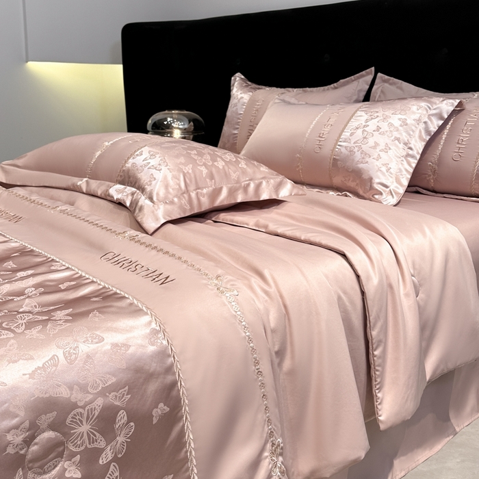 91家纺网 家纺一手货源 找家纺 （总）金牛座家纺 2026新款水洗丝柔提花夏被空调被四件套