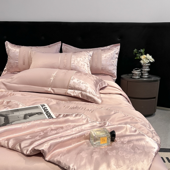 91家纺网 家纺一手货源 找家纺 （总）金牛座家纺 2026新款水洗丝柔提花夏被空调被四件套