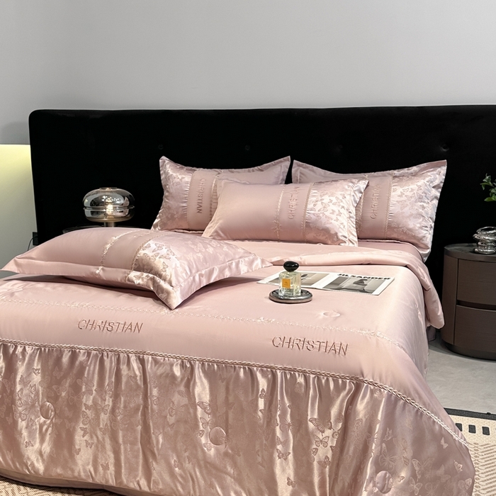 91家纺网 家纺一手货源 找家纺 （总）金牛座家纺 2026新款水洗丝柔提花夏被空调被四件套