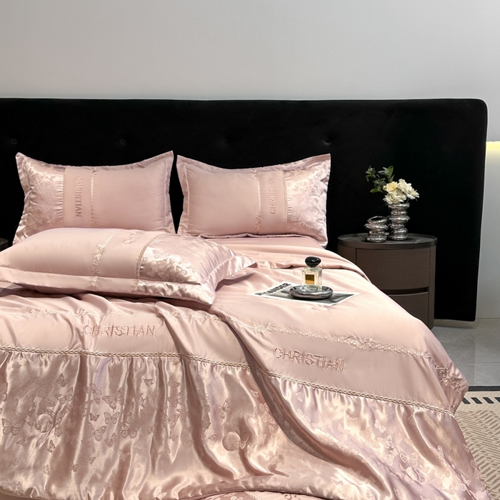 91家纺网 家纺一手货源 找家纺 （总）金牛座家纺 2026新款水洗丝柔提花夏被空调被四件套