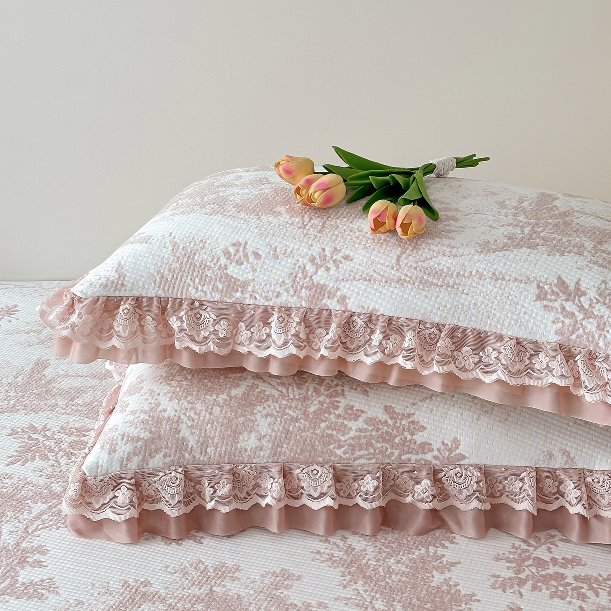 91家纺网 家纺一手货源 找家纺 （总）金艾草 2026春夏新款PE凉感床裙款凉席席子空调软席