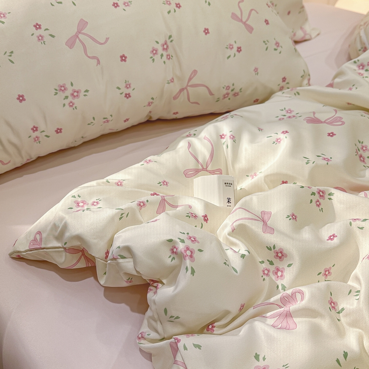 91家纺网 家纺一手货源 找家纺 （总）老K (原美阁） 2026新款夏季冰丝四件套印花简约水洗真丝单被套