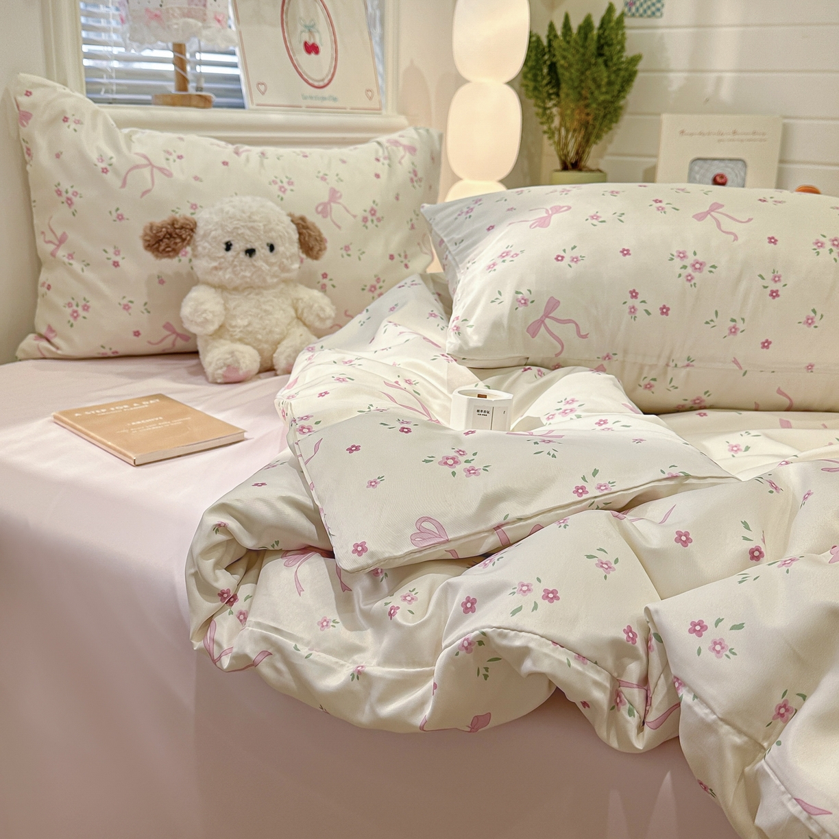 91家纺网 家纺一手货源 找家纺 （总）老K (原美阁） 2026新款夏季冰丝四件套印花简约水洗真丝单被套