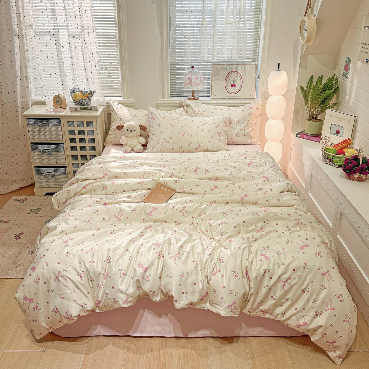 91家纺网 家纺一手货源 找家纺 （总）老K (原美阁） 2026新款夏季冰丝四件套印花简约水洗真丝单被套