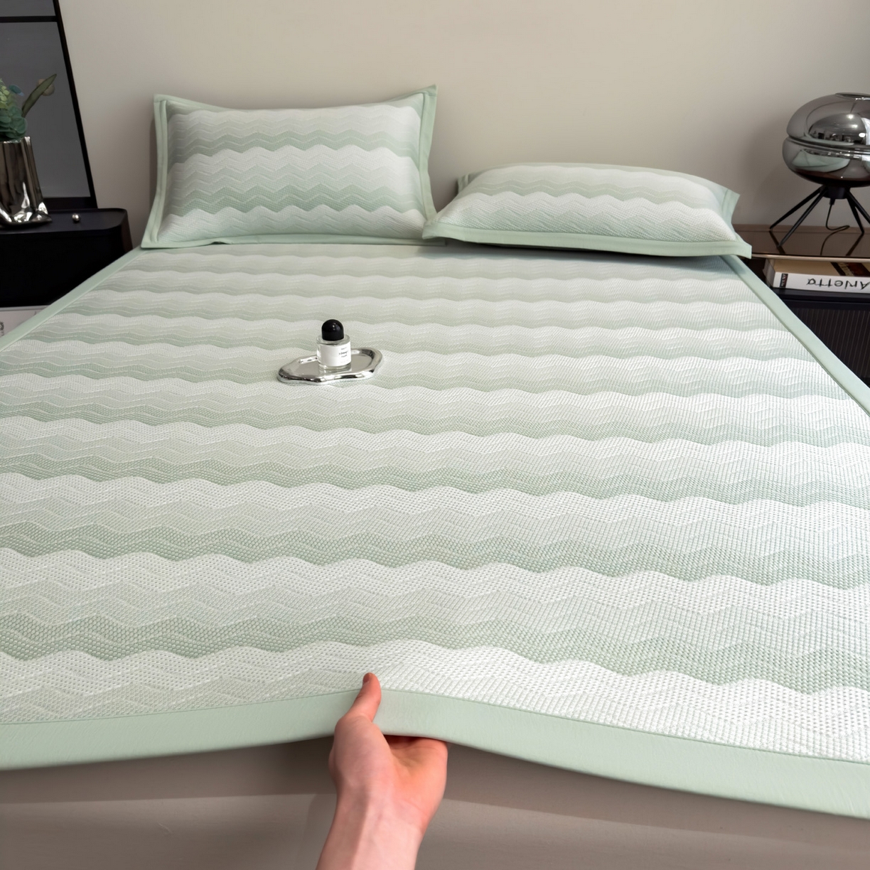 91家纺网 家纺一手货源 找家纺 （总）席世家 2026新款色织提花凉席席子