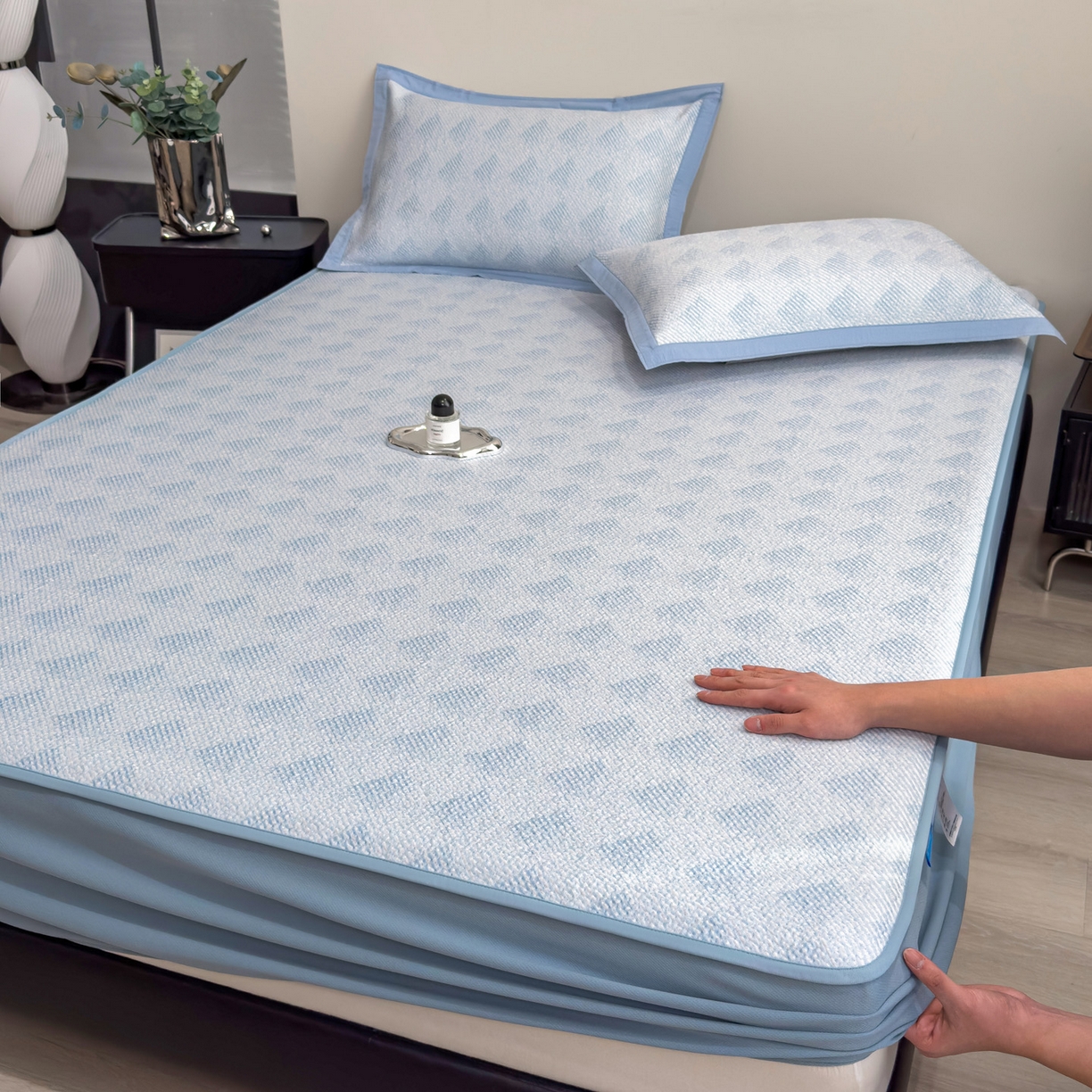 91家纺网 家纺一手货源 找家纺 （总）席世家 2026新款色织提花凉席席子