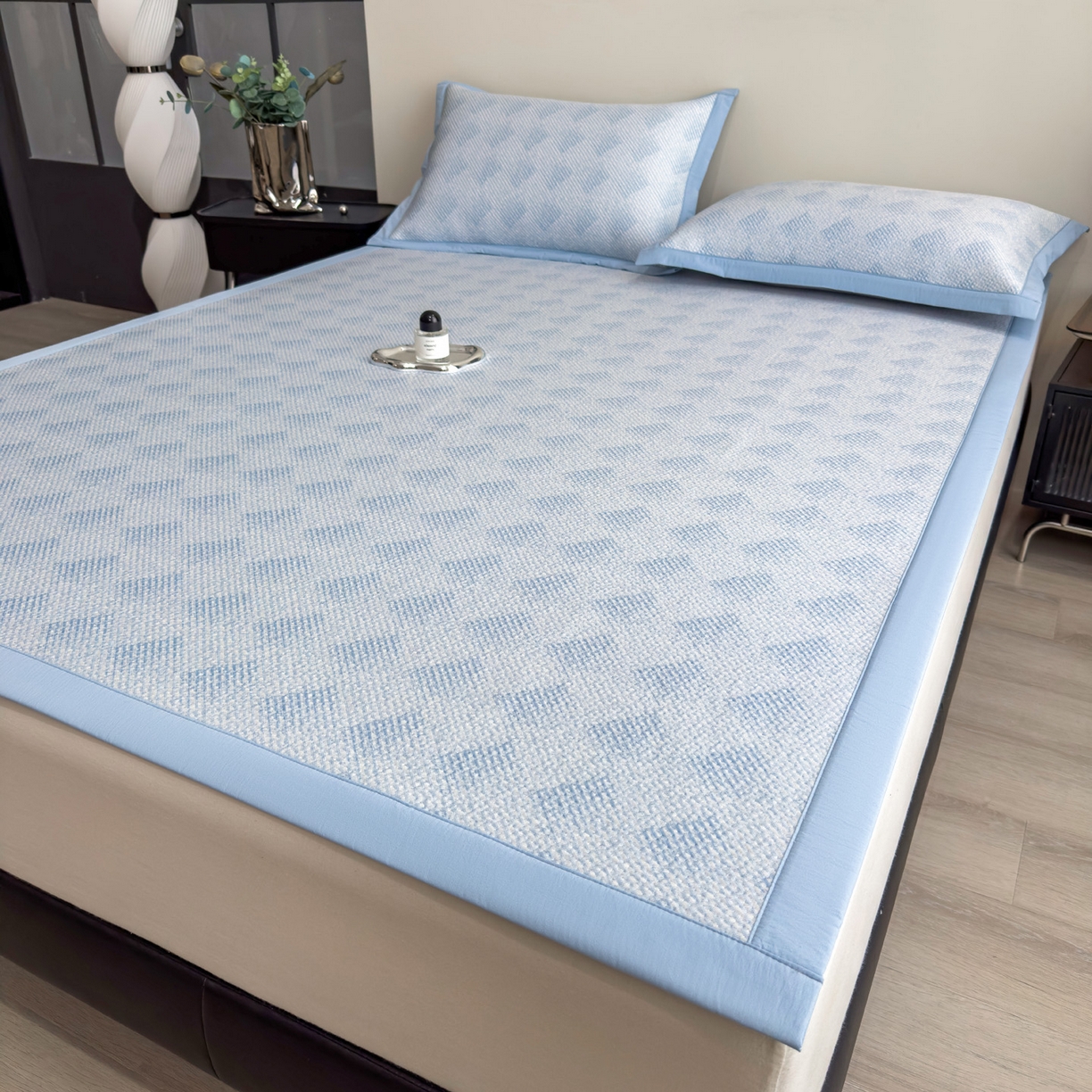 91家纺网 家纺一手货源 找家纺 （总）席世家 2026新款色织提花凉席席子