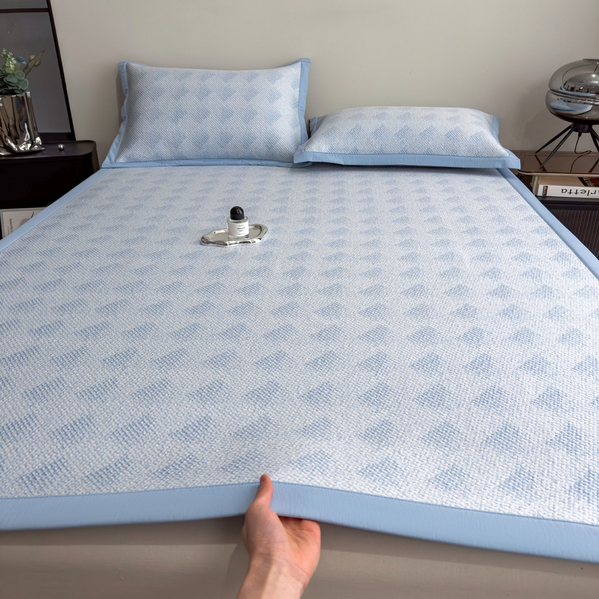 91家纺网 家纺一手货源 找家纺 （总）席世家 2026新款色织提花凉席席子