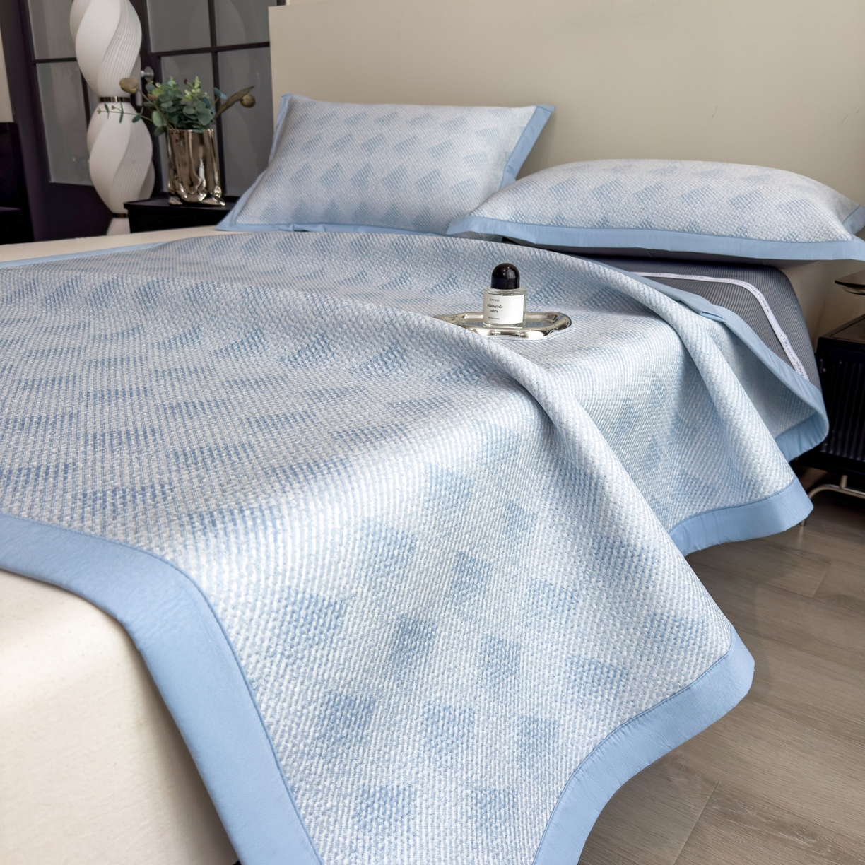 91家纺网 家纺一手货源 找家纺 （总）席世家 2026新款色织提花凉席席子