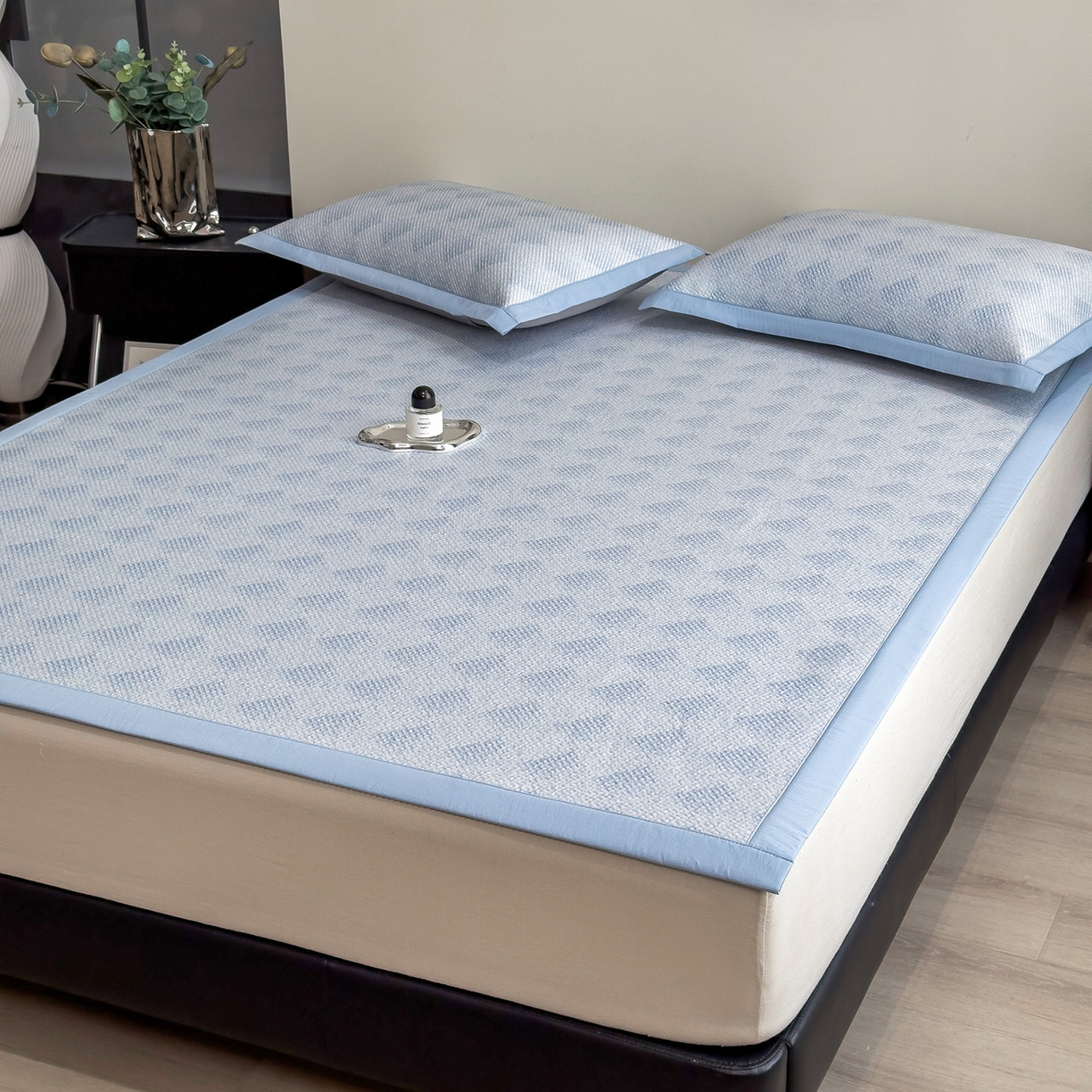 91家纺网 家纺一手货源 找家纺 （总）席世家 2026新款色织提花凉席席子