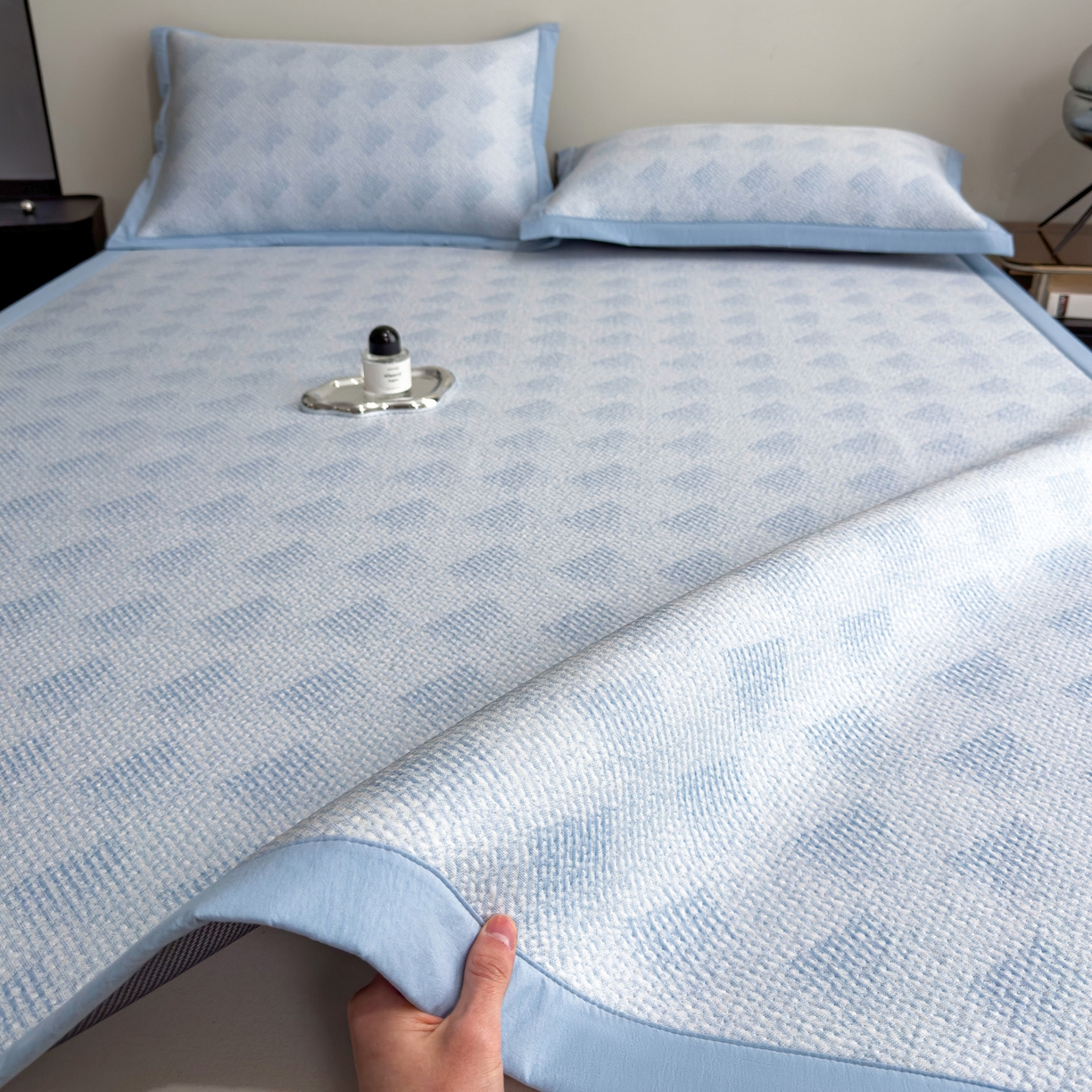 91家纺网 家纺一手货源 找家纺 （总）席世家 2026新款色织提花凉席席子